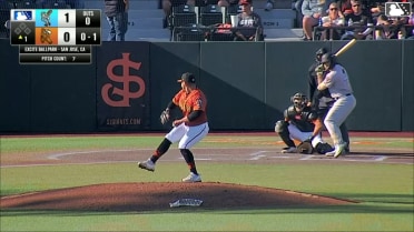 Dervy Ventura homers (3) on a fly ball to left center field.