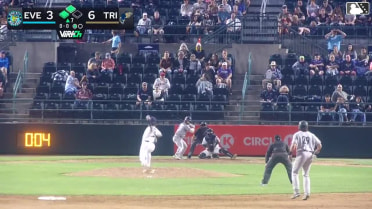 Carlos Jimenez grounds out, second baseman Kevin Bruggeman to first baseman Ryan Nicholson. Curtis Washington Jr. scores. Carter Dorighi to 3rd.