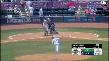 Brett Wichrowski In play, run(s) to Patrick Clohisy