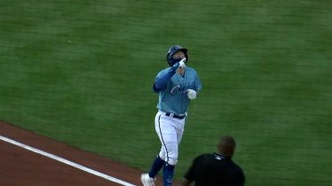 Carter Jensen goes yard twice