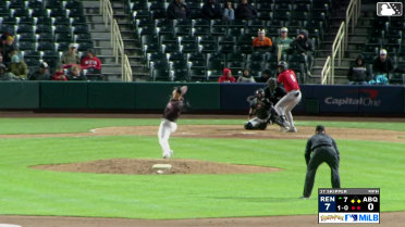 LuJames Groover singles on a line drive to right fielder Drew Avans. Jean Walters scores. Tommy Troy to 2nd.