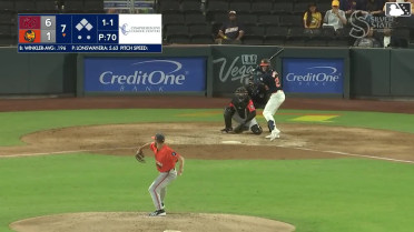 Jack Winkler homers (9) on a fly ball to left center field.