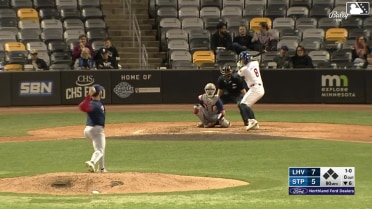 Alex Jackson homers (2) on a fly ball to center field.