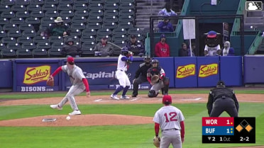 Jake Bennett In play, run(s) to Carlos Mendoza