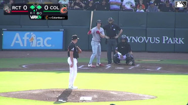 Tucker Flint doubles (19) on a line drive to right fielder Matt Scannell. Raudi Rodriguez scores. Nick Rodriguez to 3rd.