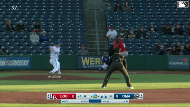 Noelvi Marte reaches on a fielder's choice. Blake Dunn scores. Héctor Rodríguez to 3rd. Throwing error by third baseman Tyler Tolbert.