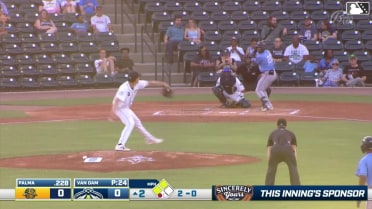 Shane Van Dam In play, run(s) to Alberth Palma