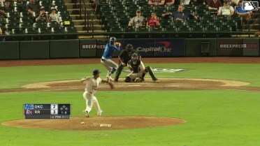 Alek Thomas homers (9) on a fly ball to right center field.