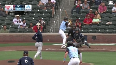 Clay Dungan out on a sacrifice fly to right fielder Victor Robles. Pablo Reyes scores. Nick Schnell to 3rd.