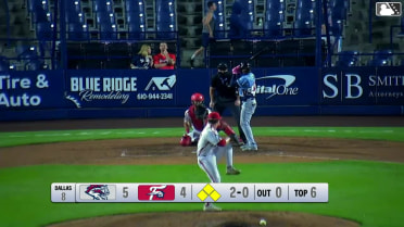 Jose Ramos out on a sacrifice fly to left fielder Wuilfredo Antunez. Chris Suero scores.