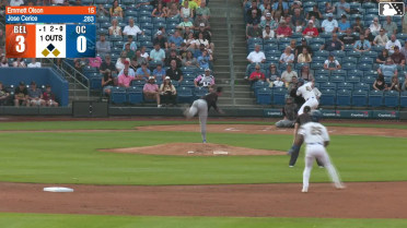 Jose Cerice singles on a line drive to right fielder Esmil Valencia. Asbel Gonzalez scores. Zion Rose scores. Jose Cerice to 2nd.