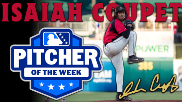Grizzlies LHP Isaiah Coupet Named California League Pitcher of the Week for June 10-16