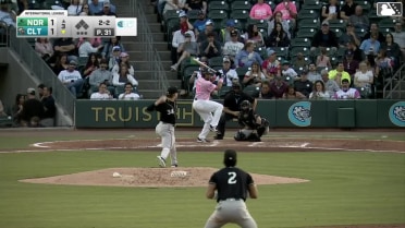 LaMonte Wade Jr. homers (5) on a fly ball to right center field.