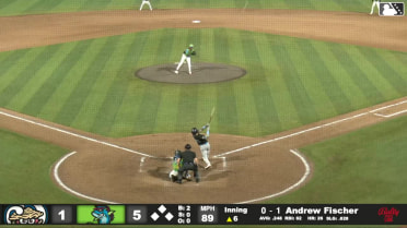 Andrew Fischer homers (27) on a fly ball to right field.