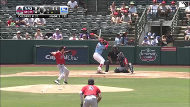Bligh Madris homers (10) on a fly ball to right center field.