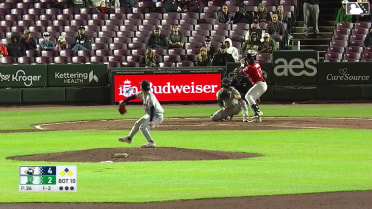 Esmith Pineda out on a sacrifice fly to right fielder Aaron Walton. Yerlin Confidan scores.