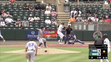 Heston Kjerstad homers (3) on a fly ball to right center field. Enrique Bradfield Jr. scores.