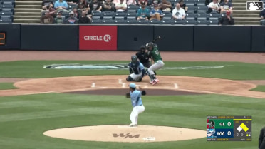 Jose Meza grounds into a double play, third baseman Junior Tilien to first baseman Garrett Pennington. Eduardo Quintero out at 3rd. Jose Meza out at 1st.