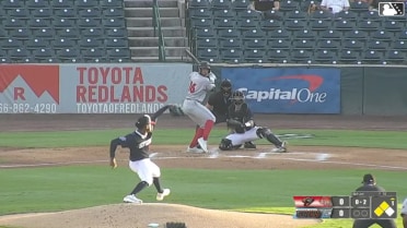 Cristian Arguelles out on a sacrifice fly to right fielder Yorger Bautista. Ashly Andujar scores. Wilder Dalis to 3rd.