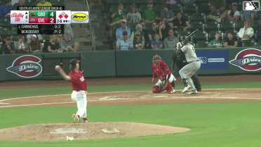 Calvin Bickerstaff Called Strike to Easton Carmichael