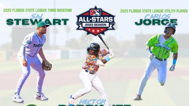 Carlos Jorge, Hector Rodriguez, and Sal Stewart Named Florida State Postseason All-Stars