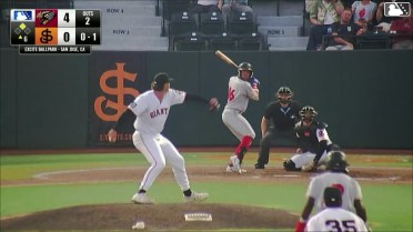 Cristian Arguelles singles on a ground ball to left fielder Oliver Tejada. Ashly Andujar scores.