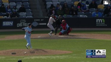 Garrett Stubbs homers (3) on a fly ball to right field.