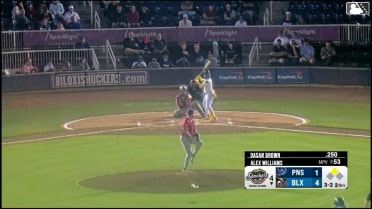 Alex Williams In play, run(s) to Dasan Brown