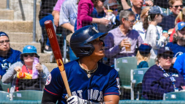 Rosario's Two Homers, Career Day Secure Series Split on Sunday