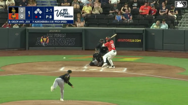 Zack Gelof homers (1) on a fly ball to right center field.