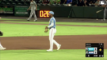 Aron Estrada's jumping throw