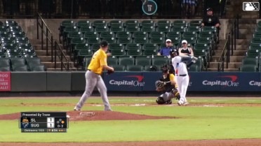 Reid Detmers' ninth strikeout for Salt Lake