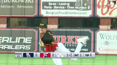 Jace Bohrofen homers (6) on a fly ball to center field.