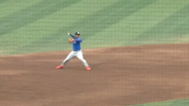 Jesús Made's great throw from short