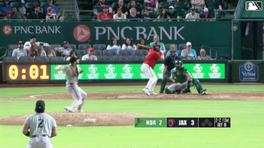 Matthew Etzel homers (6) on a fly ball to right center field.