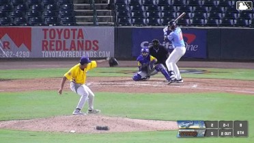 Ryan Picollo homers (6) on a fly ball to center field.