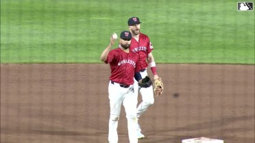 Trevor Story's great diving snag in rehab outing