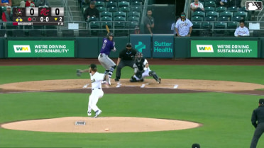 Zac Veen homers (1) on a fly ball to right field. Charlie Condon scores. Blaine Crim scores.