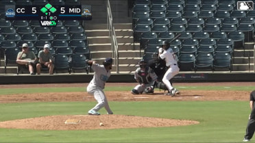 Casey Yamauchi singles on a ground ball to center fielder Justin Thomas Jr. CJ Rodriguez scores. C.J. Pittaro to 2nd.