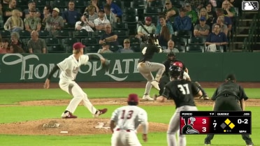 Breyson Guedez singles on a line drive to right fielder Jose Meza. Jake Reinisch scores. Daniel Bucciero to 3rd.