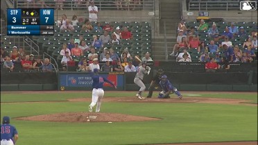 Cody Morissette singles on a line drive to left fielder Jonathon Long. Hendry Mendez scores.