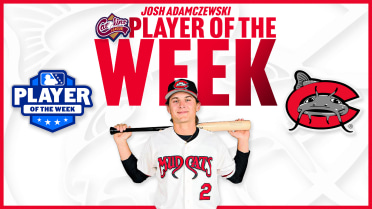 Adamczewski Named Carolina League Player Of The Week
