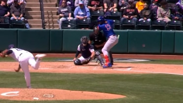 Kevin Alcántara's two-run home run 