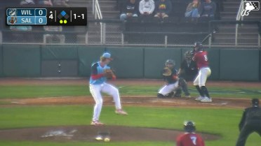 Eric Martinez singles on a ground ball to third baseman Ilan Fernandez. Luiyin Alastre scores. Throwing error by third baseman Ilan Fernandez.