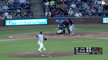 Bryan De La Cruz homers (3) on a fly ball to left field. Caleb Ricketts scores.