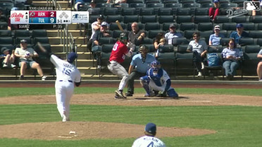 Hunter Fitz-Gerald homers (5) on a fly ball to right center field.