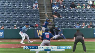 Lucas Braun In play, run(s) to Hendry Mendez