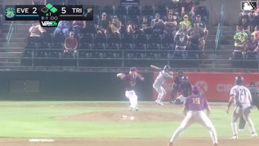 Jaren Warwick Swinging Strike (Blocked) to Carlos Jimenez