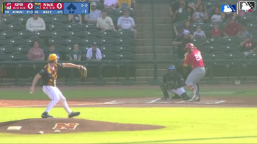 Jesús Báez homers (11) on a fly ball to center field.
