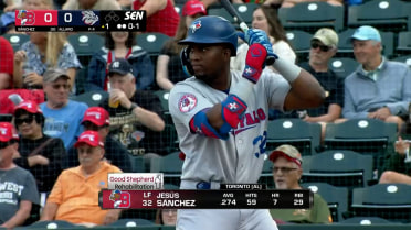 Rehabbing Jesús Sánchez's pair of hits